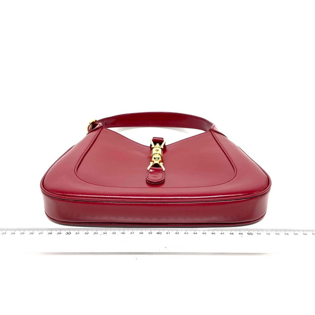 Gucci Jackie 1961 Red Leather Bag Small Shoulder Bag NEVER WORN