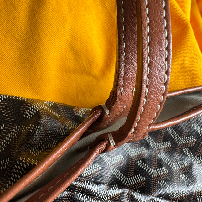 Goyard Saint Louis GM Tote Large Brown Goyardine Canvas 2018