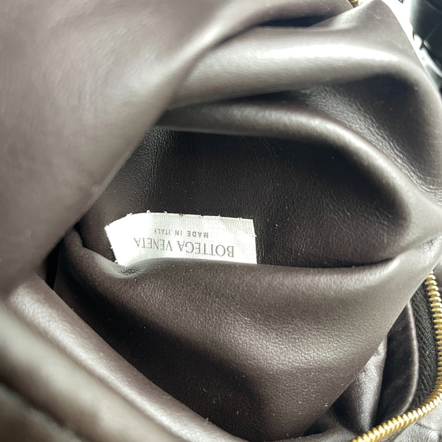 Bottega Veneta Hop Large Leather Fondant Chocolate Brown Hobo Bag