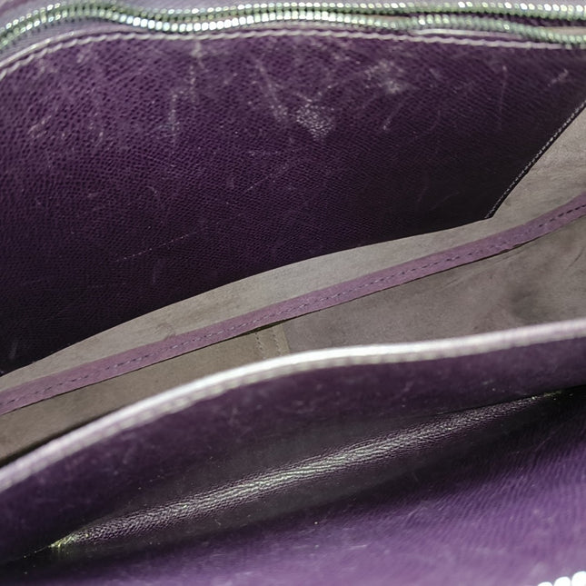 Hermès Trim 31 Purple Raisin Epsom Leather Shoulder Bag