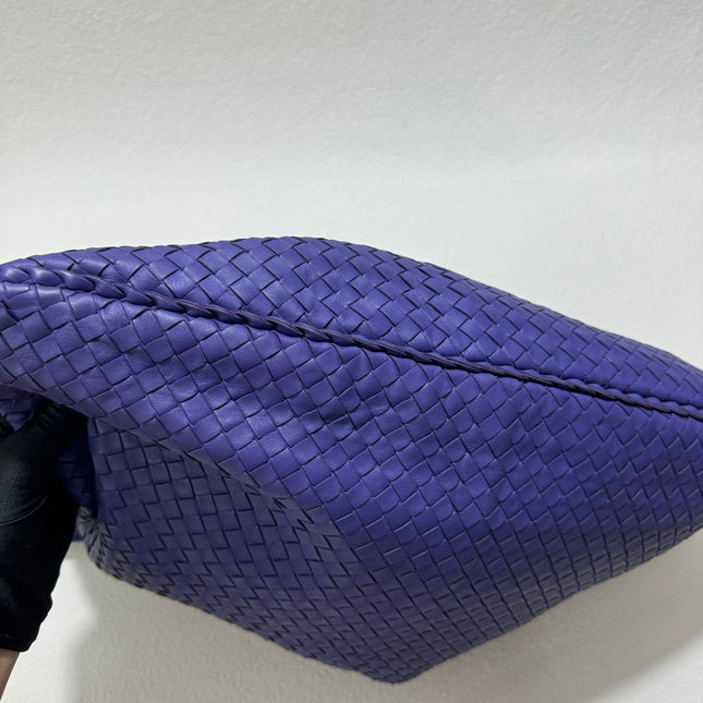 Sold Bottega Veneta Hobo Bag Large Purple Leather 50cm