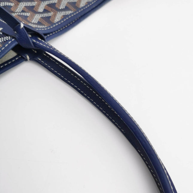 Sold Goyard Saint Louis PM Tote Medium Navy