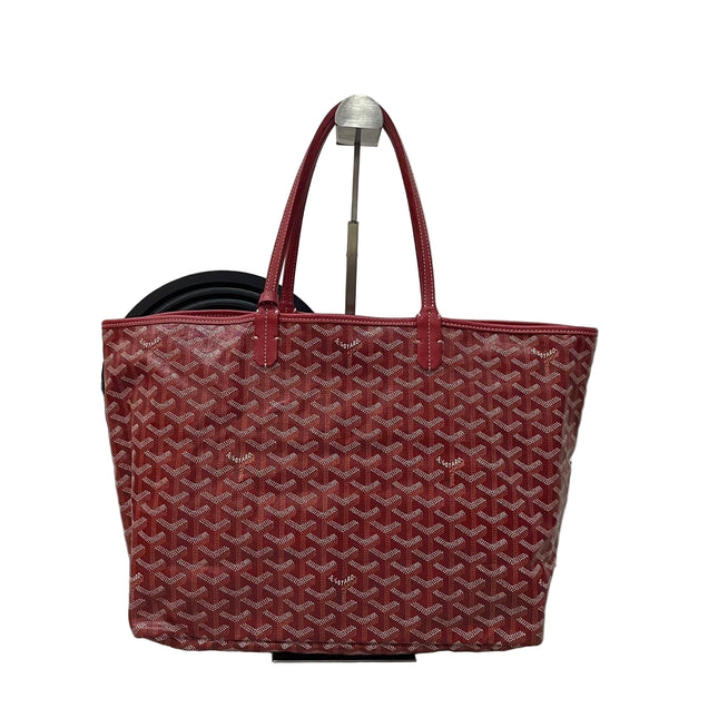 Goyard Saint Louis PM Tote Medium Red Goyardine 2017