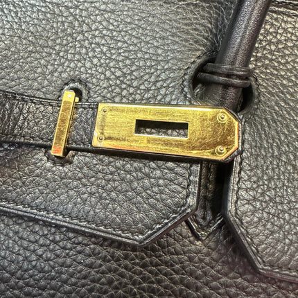 Hermes Birkin 40 Black Togo Leather Gold Hardware 2001