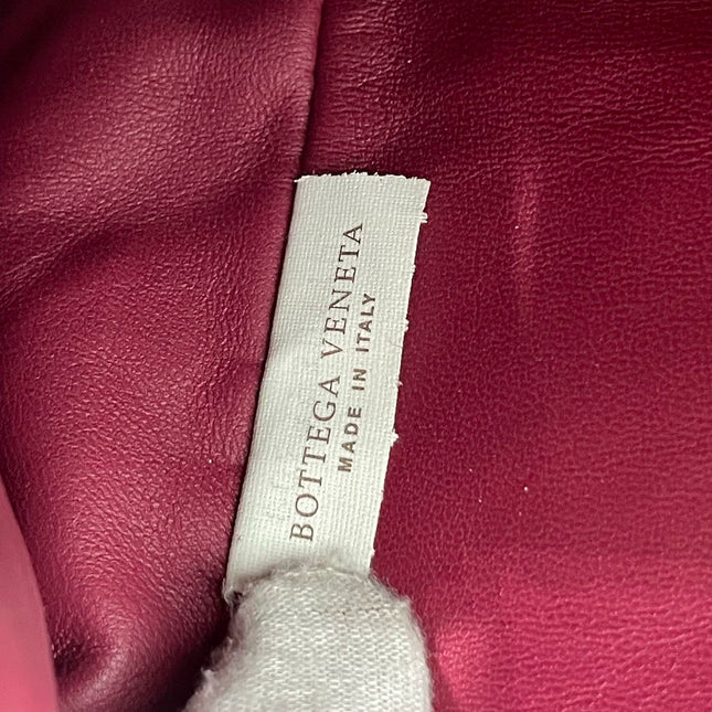 Sold Bottega Veneta Pouch Large Intrecciato Leather Clutch Burgundy