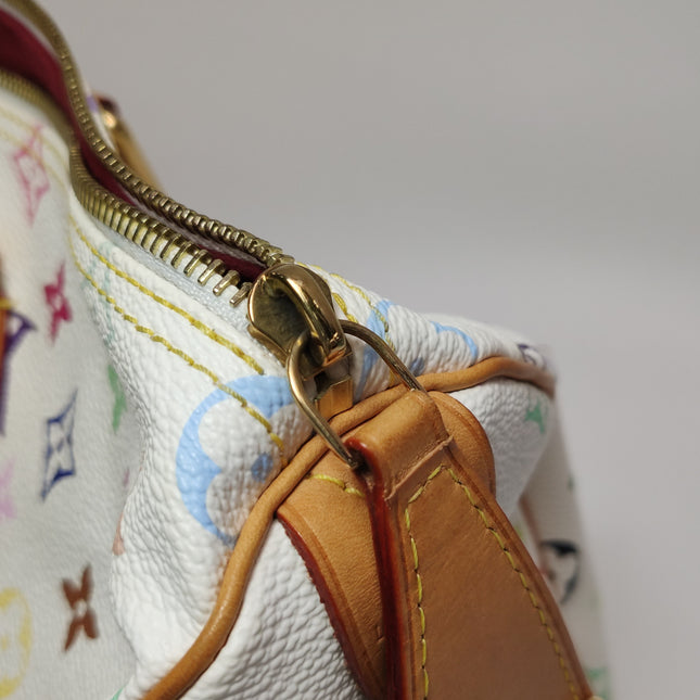 Louis Vuitton x Takashi Murakami Speedy 40 White Multicolor