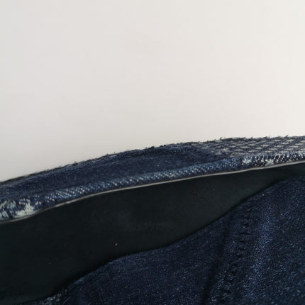 Sold Dior saddle bag Special Edition Peace and Love Denim Patchwork Embroidery