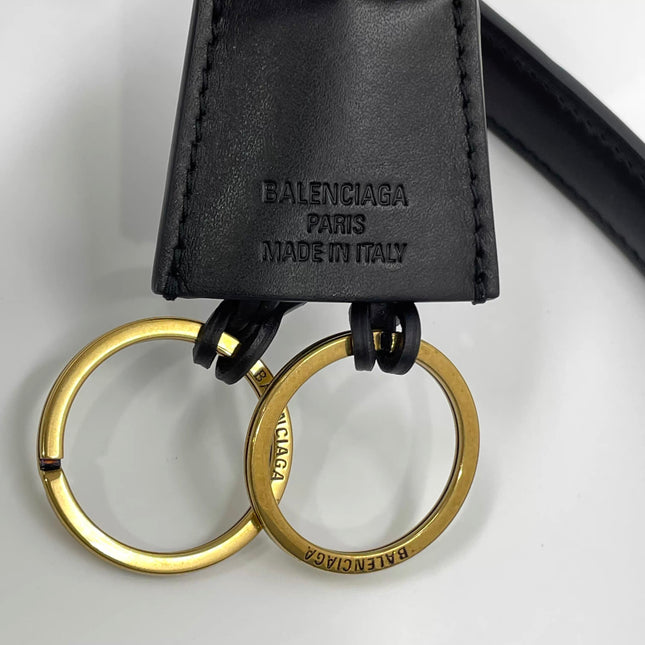Balenciaga Rodeo Large Black Calfskin Leather Two Way Bag