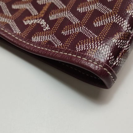 Goyard Saint Louis PM Medium Burgundy Goyardine Tote 2017