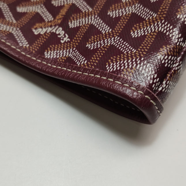Goyard Saint Louis PM Medium Burgundy Goyardine Tote 2017