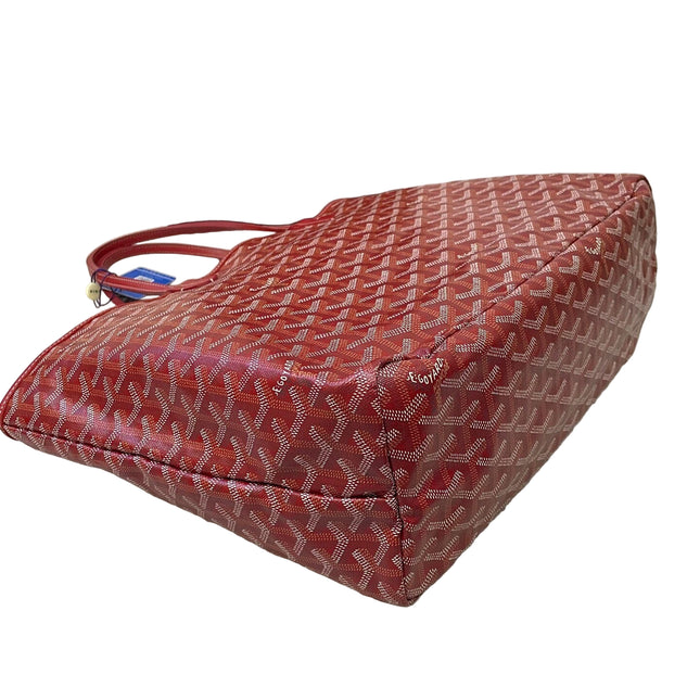 Goyard Saint Louis PM Tote Medium Red Goyardine 2017