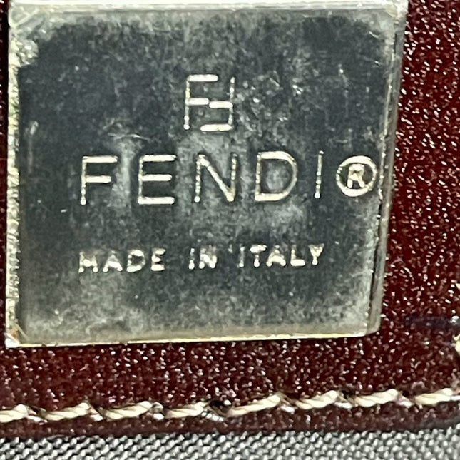 Sold Fendi Baguette Vintage Dark Chocolate Brown Glitter Beads