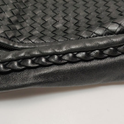 Bottega Veneta Veneta Hobo Maxi Black Leather 51cm