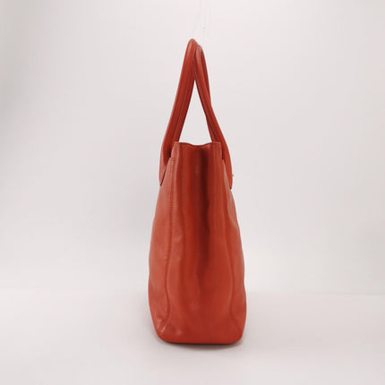 Chanel Cerf Executive Tall Red Leather Handbag 30cm