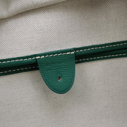 Goyard Artois Tote GM Large Green With Zipper