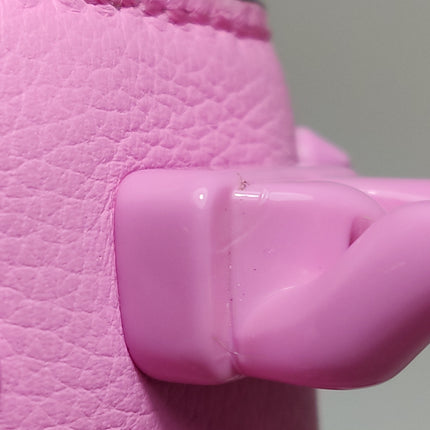 Versace La Medusa Mini Pink Studded Top Handle Bag