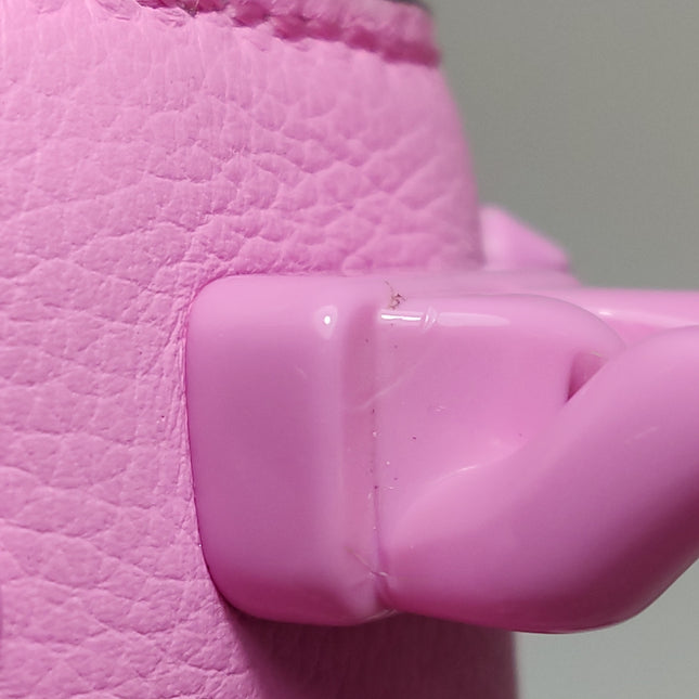 Versace La Medusa Mini Pink Studded Top Handle Bag