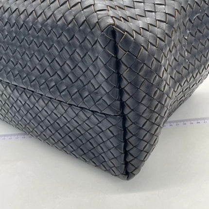 Bottega Veneta Cabat Large Intreccio Leather Tote Bag Black 40cm
