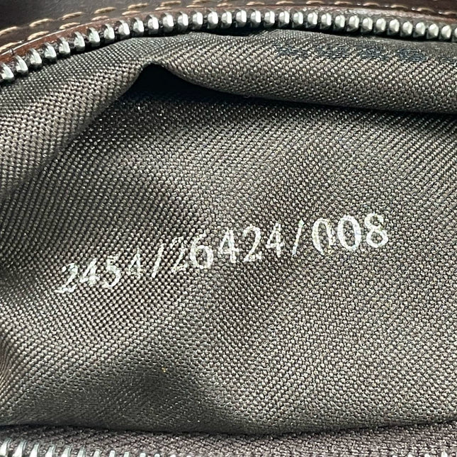 Sold Fendi Baguette Vintage Dark Chocolate Brown Glitter Beads