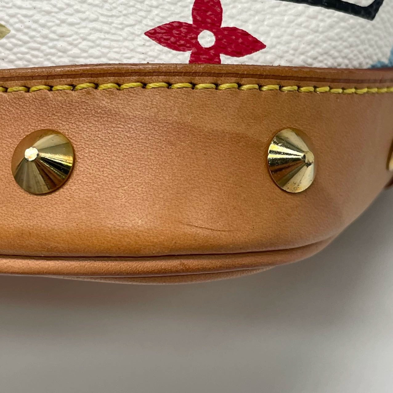 Louis Vuitton x Takashi Murakami Alma Small White Multicolor