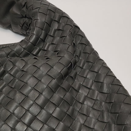 Bottega Veneta Hobo Bag Lambskin leather Dark Grey Large 47cm
