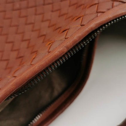 Bottega Veneta Belly Hobo Intrecciato Brick Red Medium 40cm