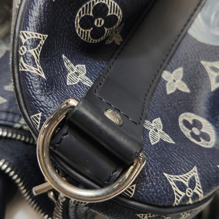 Louis Vuitton x Chapman Brothers Keepall 55 Bandouliere Lion Navy