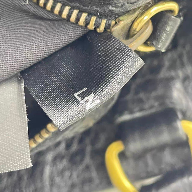 Prada Zebra Print Ponyhair Calfskin Leather Handbag