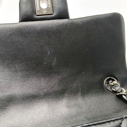 Chanel Classic Flap Rectangular Mini Midnight Navy Black Lambskin