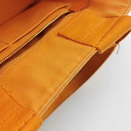 Sold Prada Canape Canvas Tote Orange Handbag