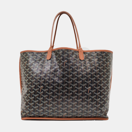 Goyard Anjou PM Medium Tote Brown Reversible Leather Lining