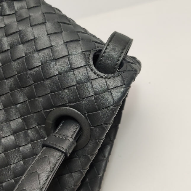 Bottega Veneta Garda Black Intrecciato Nappa Leather Large 33cm
