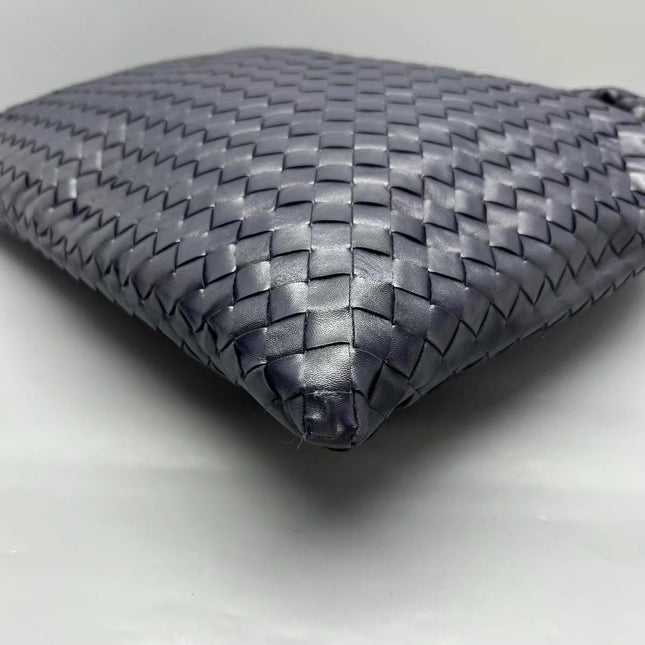 Bottega Veneta Hop Large Leather Navy Hobo Bag 55cm
