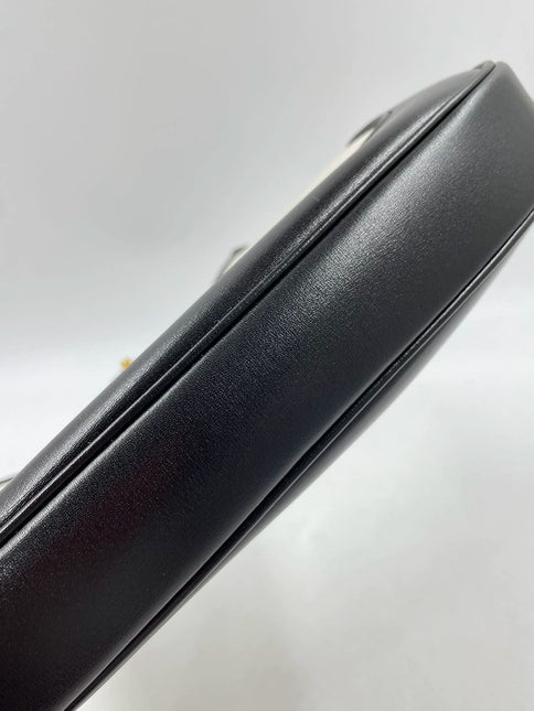 Gucci Jackie 1961 Black & White Leather Bag Small