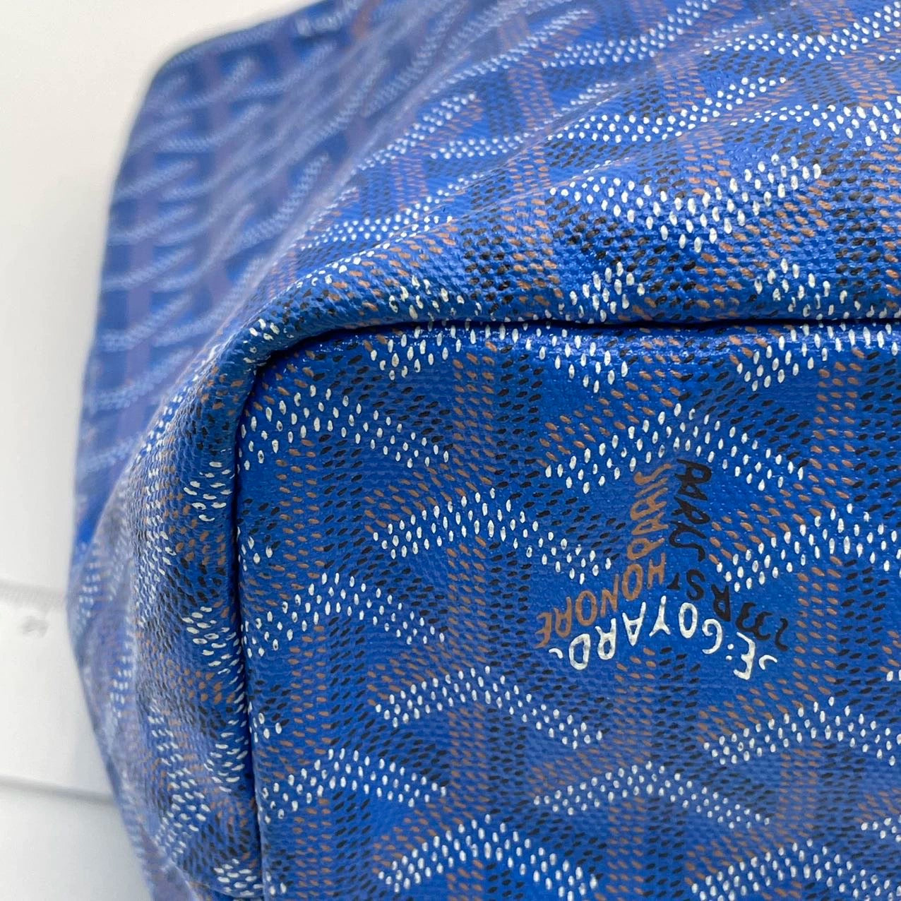 Sold Goyard Saint Louis PM Tote Medium Blue