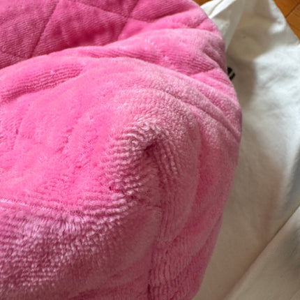 Chanel Coco Beach Quilted Hobo Pink Soft Cloth 2023