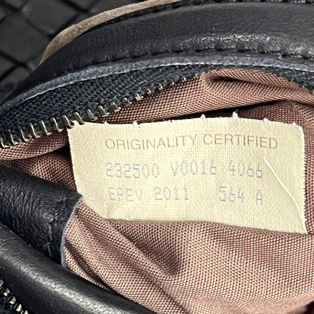 Bottega Veneta Belly Hobo Intrecciato Black Leather Maxi 50cm