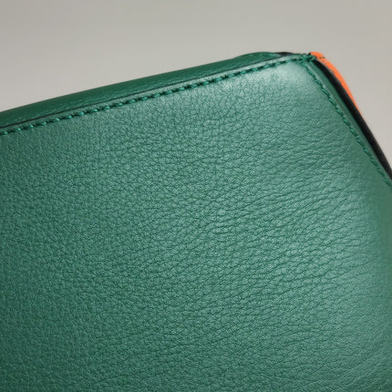 Loewe Puzzle Small Green Orange Stripes Crossbody Bag 2019