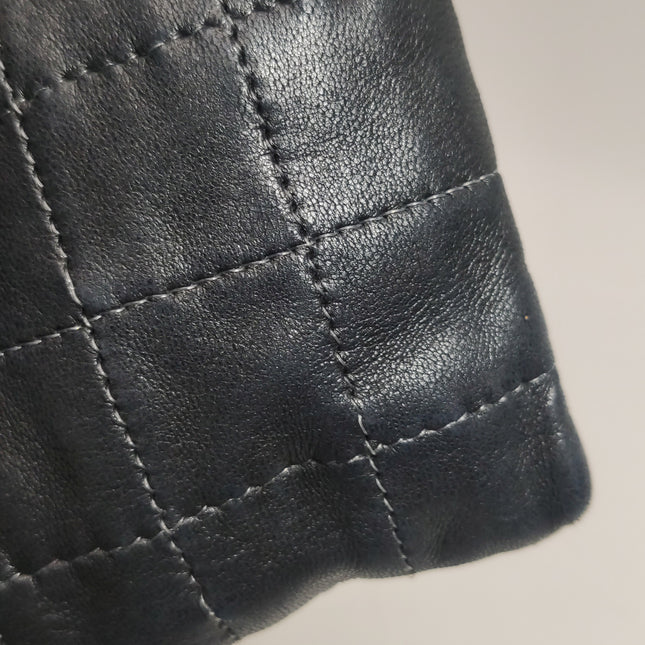 Chanel 2.55 Black Lambskin Square Stitching Shoulder Bag