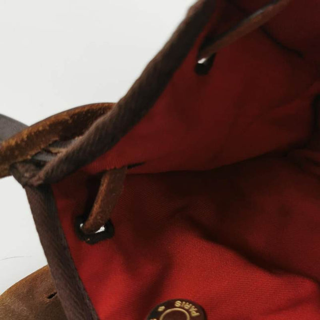 Hermes Herbag Mini Red and Orange Canvas Silver-tone Hardware Crossbody Bag