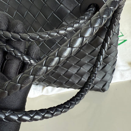 Bottega Veneta Small Andiamo Black Intrecciato Handbag 2023