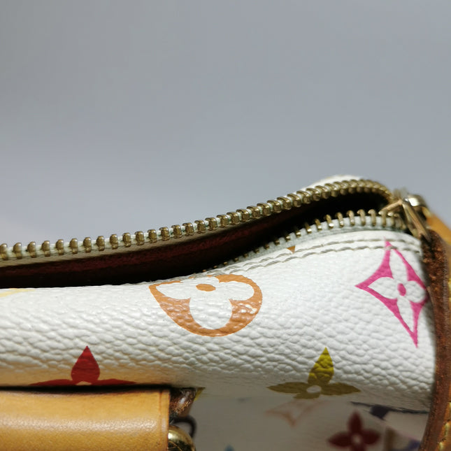Louis Vuitton x Takashi Murakami Speedy 30 Lock White Multicolor
