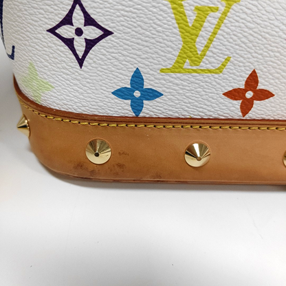 Louis Vuitton x Takashi Murakami Alma Small White Multicolor