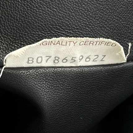 Bottega Veneta Pouch Large Intrecciato Black Calfskin Leather Clutch