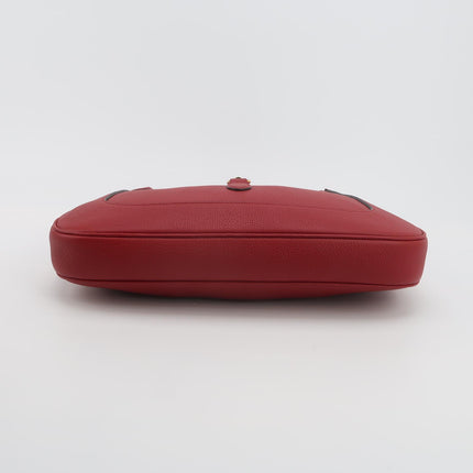 Gucci Jackie 1961 Medium Red Graind Leather Gold Hardware