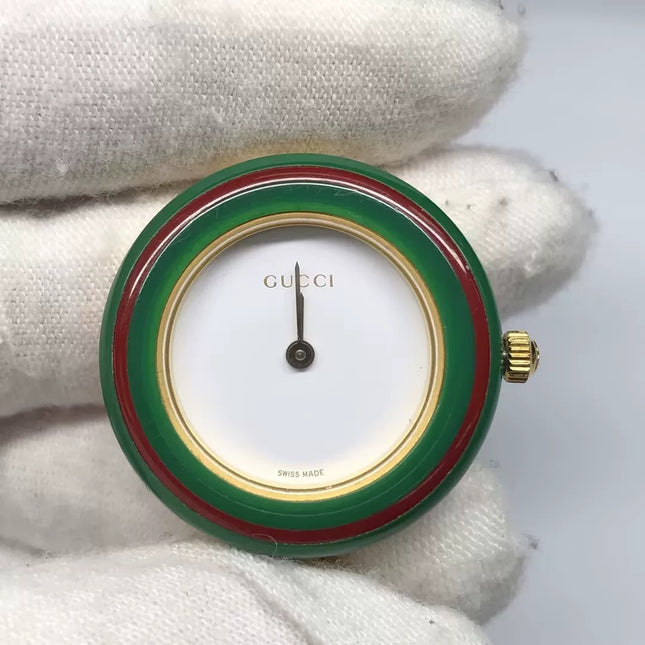 Gucci Play Watch Rainbow Interchangable Ceramic Bazel Bangle Watch 12 Colors