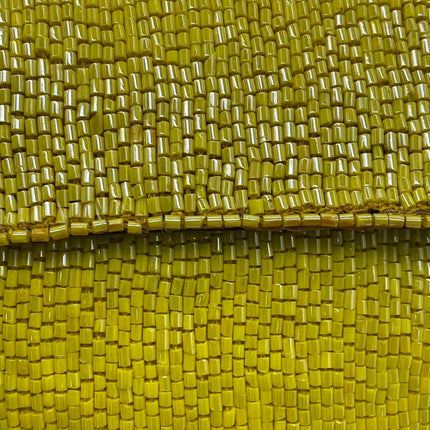 Fendi Baguette Vintage Shoulder bag with Glitter Yellow Beads