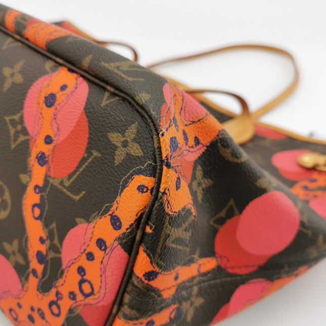 Louis Vuitton Limited Edition Grenade Monogram Ramages Neverfull MM