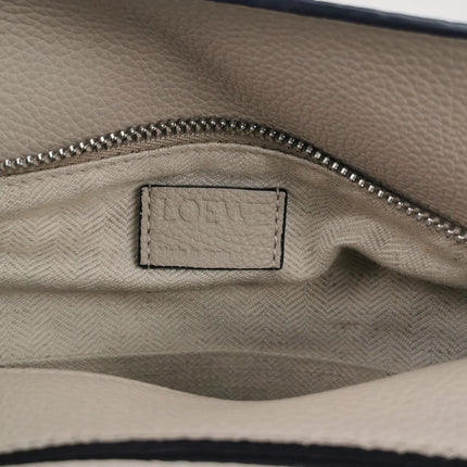 Loewe Puzzle Small Beige Herbarium Holiday Collection Calfskin Leather Crossbody Bag