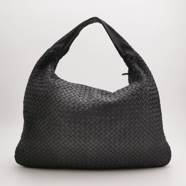 Bottega Veneta Veneta Hobo Midnight Navy Leather Bag Maxi 50cm